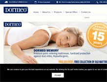 Tablet Screenshot of dormeo.com.mt