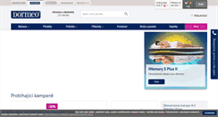 Desktop Screenshot of dormeo.cz